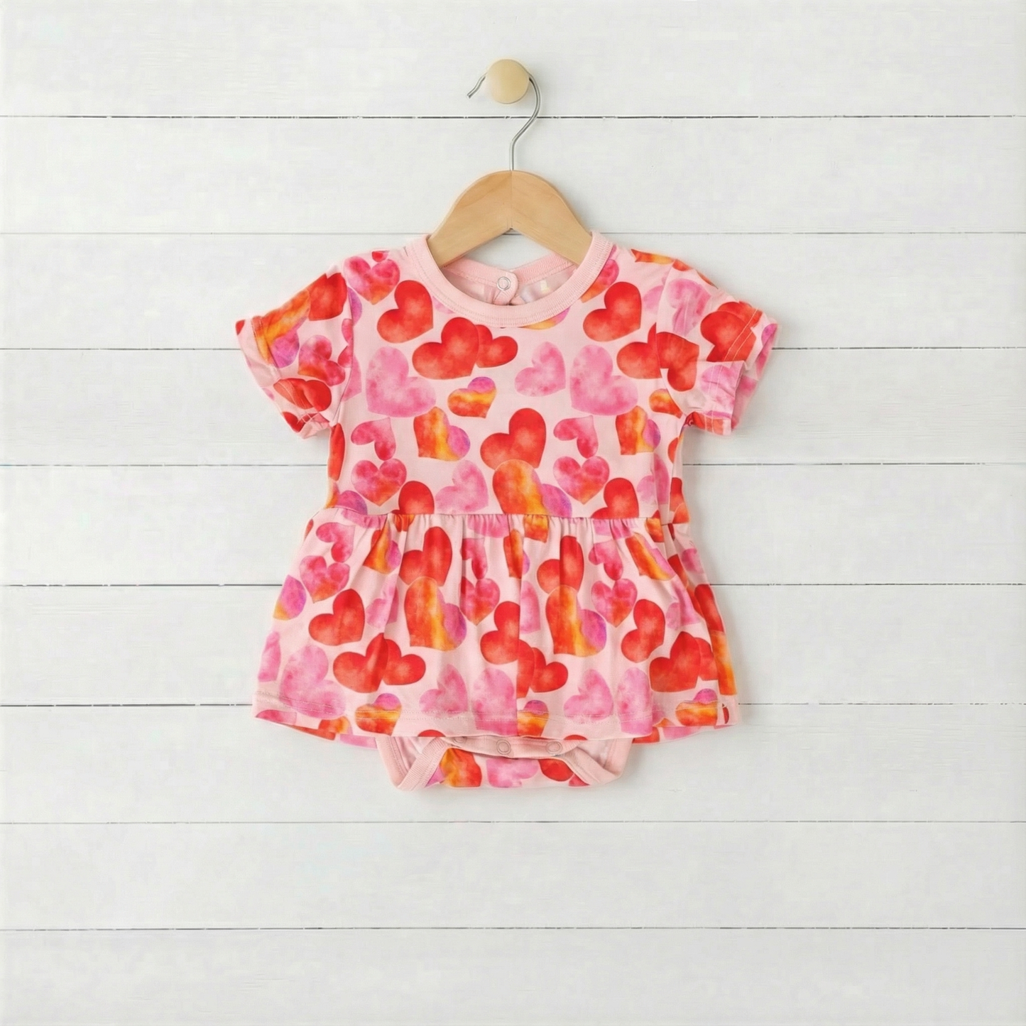 Love Hearts Bodysuit Dress