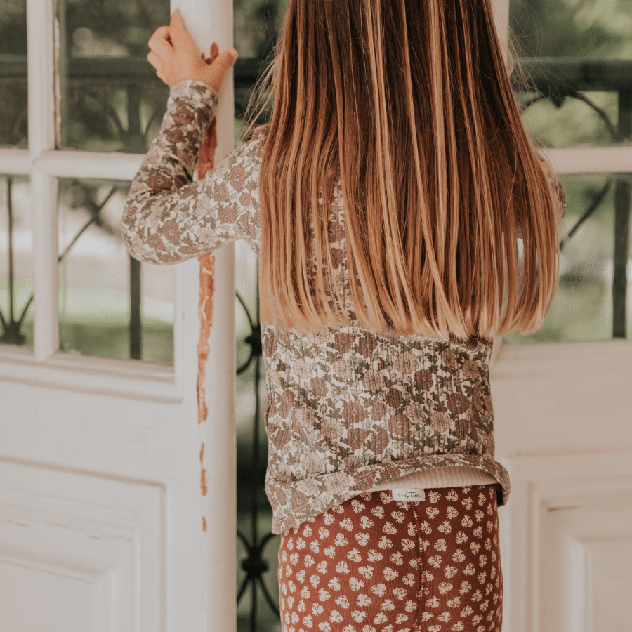 The Printed Legging - Rustic Floral