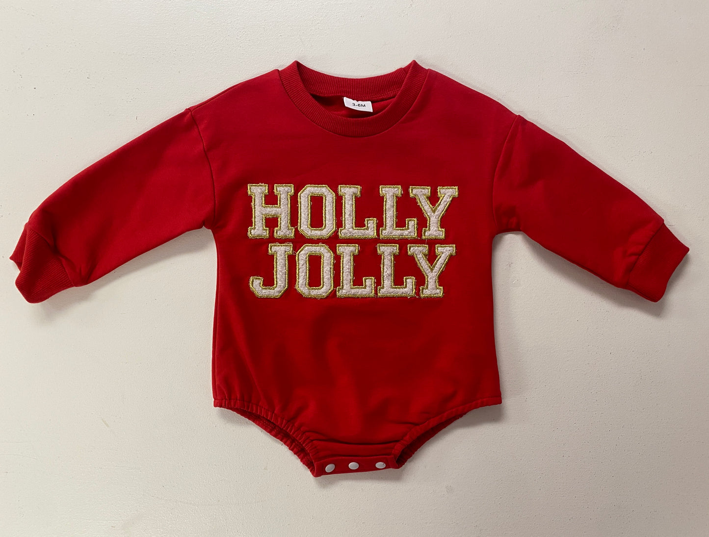 Holly Jolly shirt/bubble