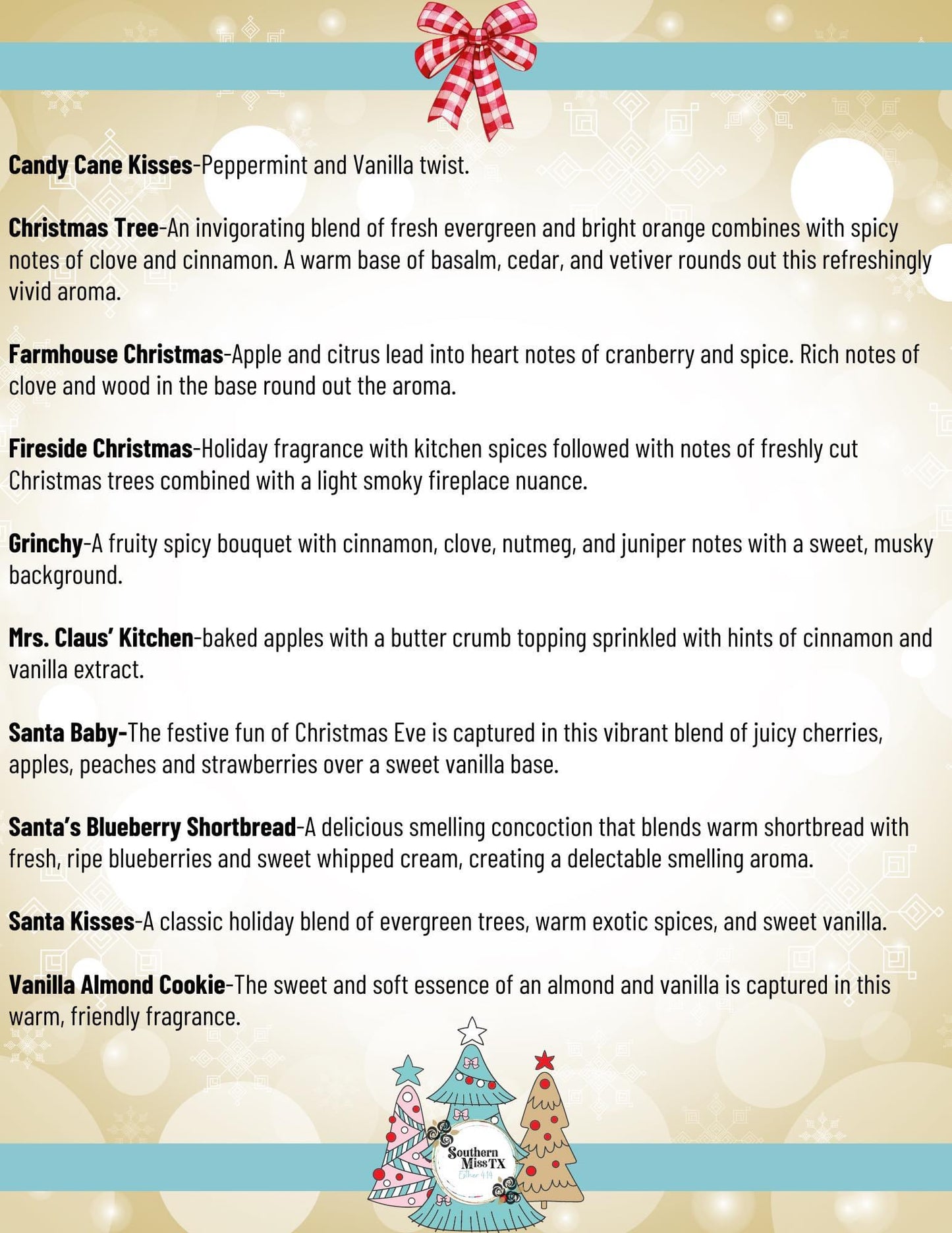 Christmas Scents-Car Diffuser Air Freshener