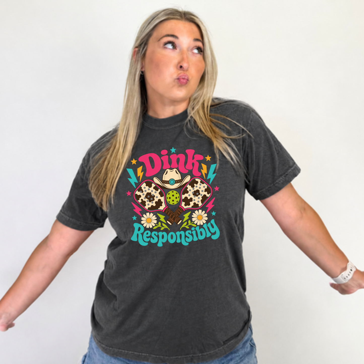*Western Dink Responsibly Tee