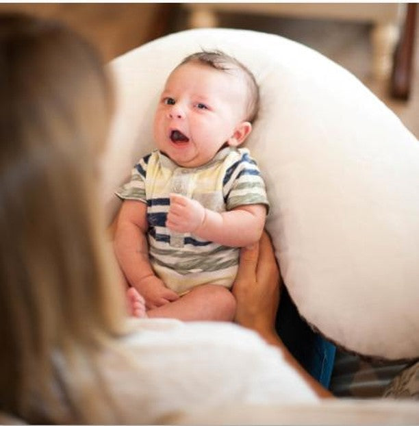 Award-Winning Nursing Pillow - Safari Giraffe Design | Breastfeeding Support | Luna Lullaby