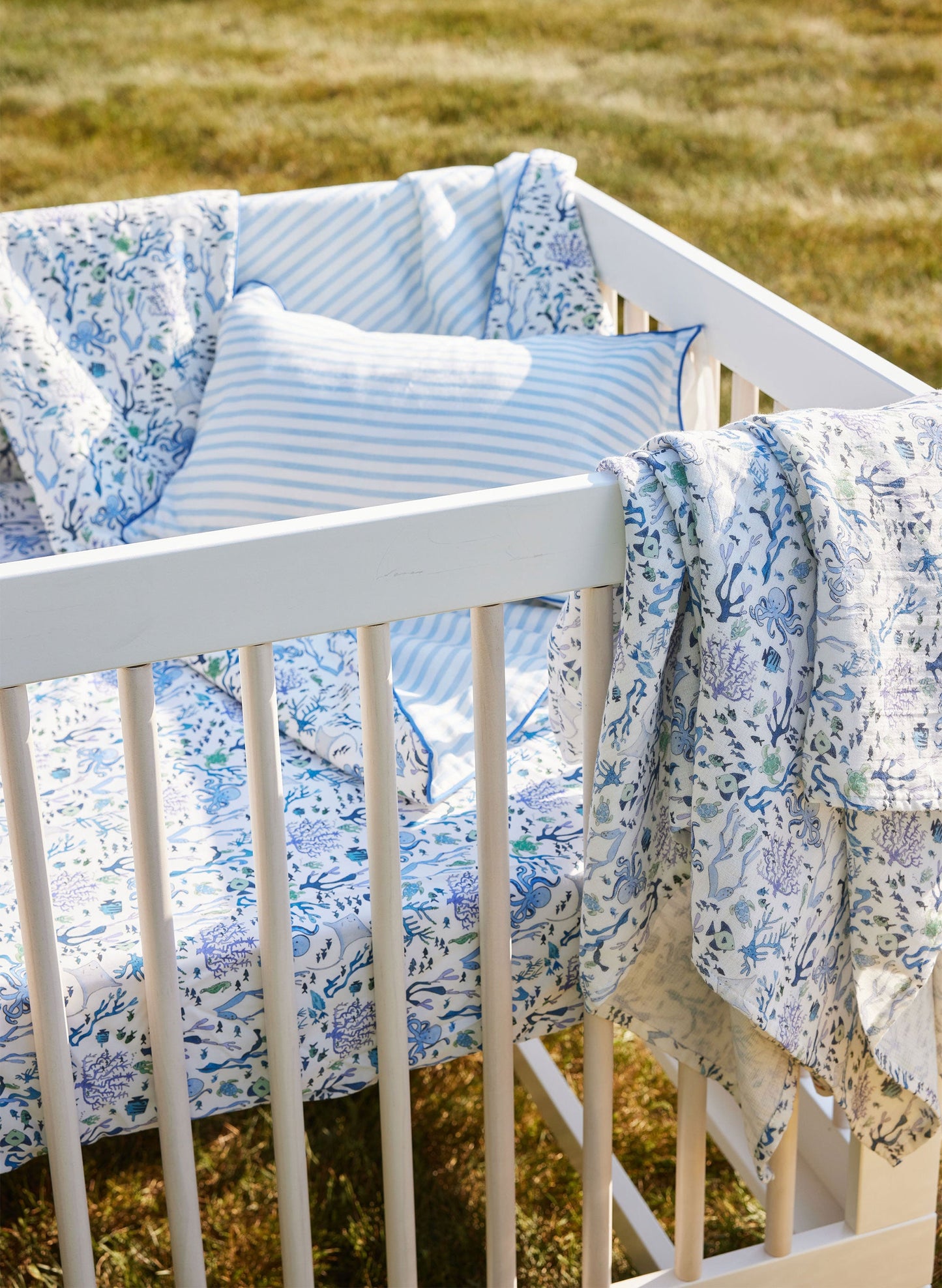 Coral Reef Crib Quilt