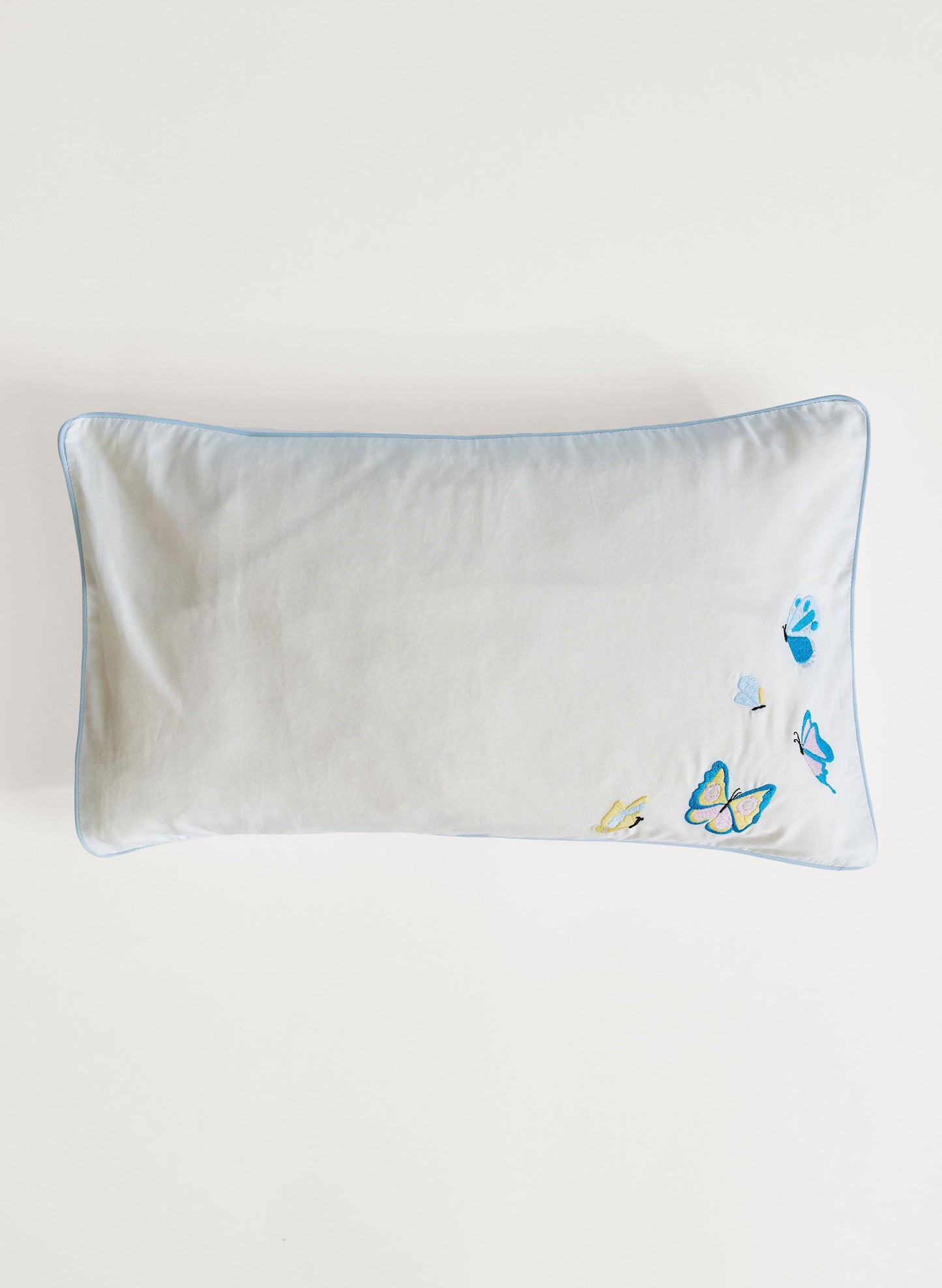 Embroidered Butterfly Toddler Pillow Case