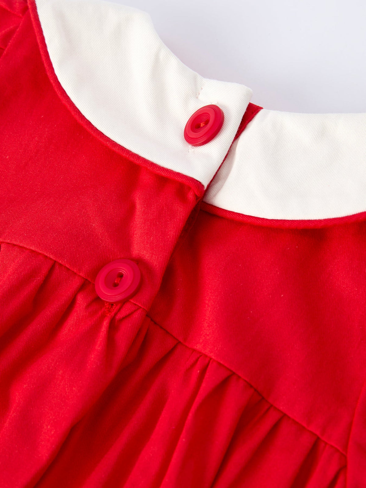 Red Ruffle Heart Embroidered Romper - Valentine Style