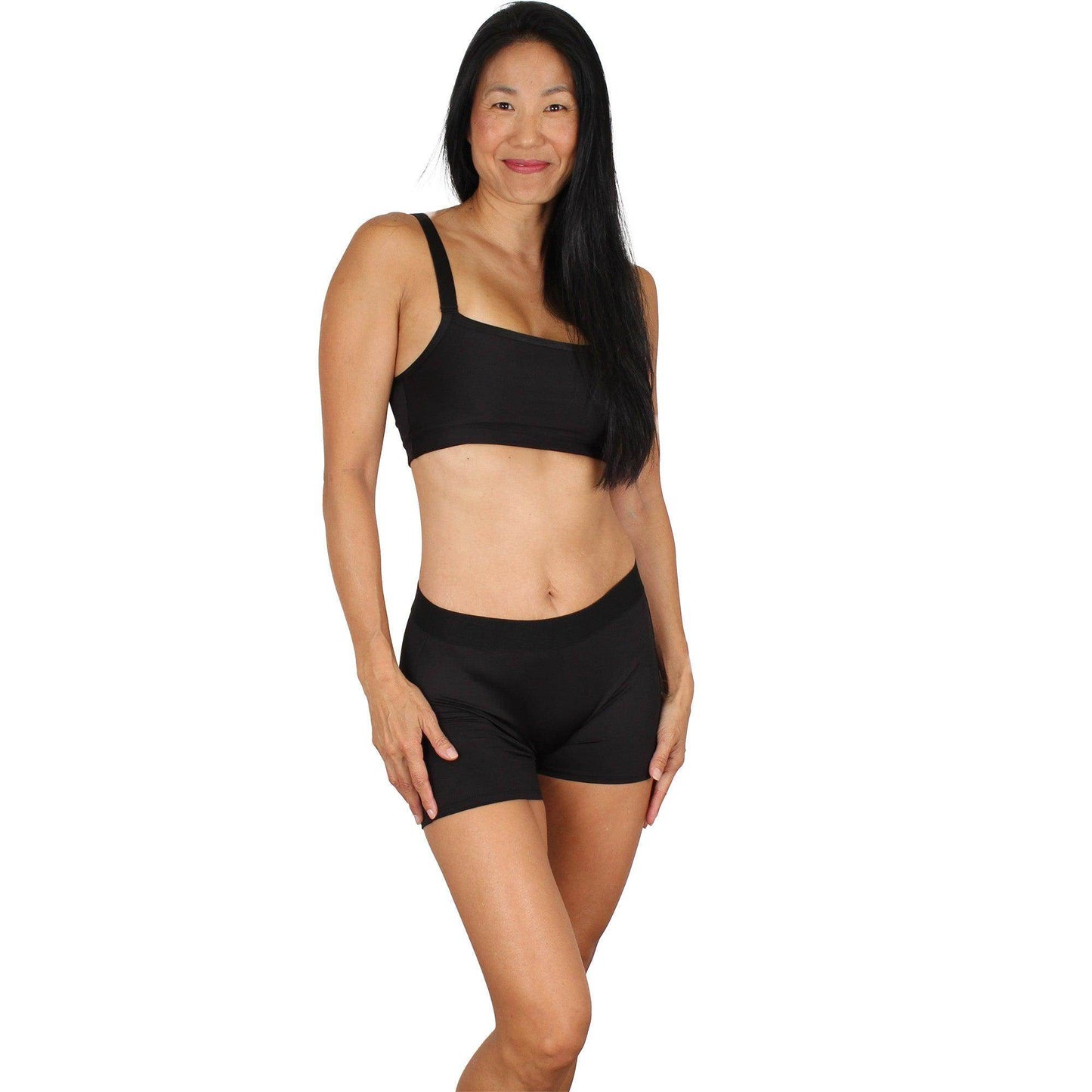 Womens Boxer Brief 5" | Black