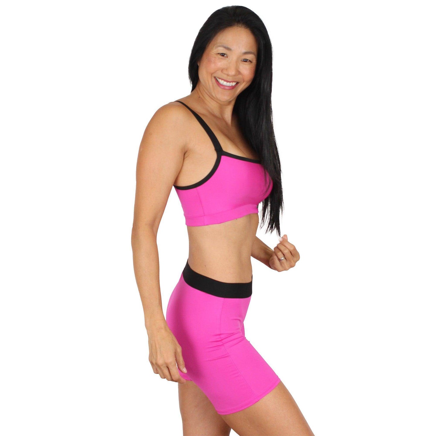 Light Support Sports Bra | Fuchsia