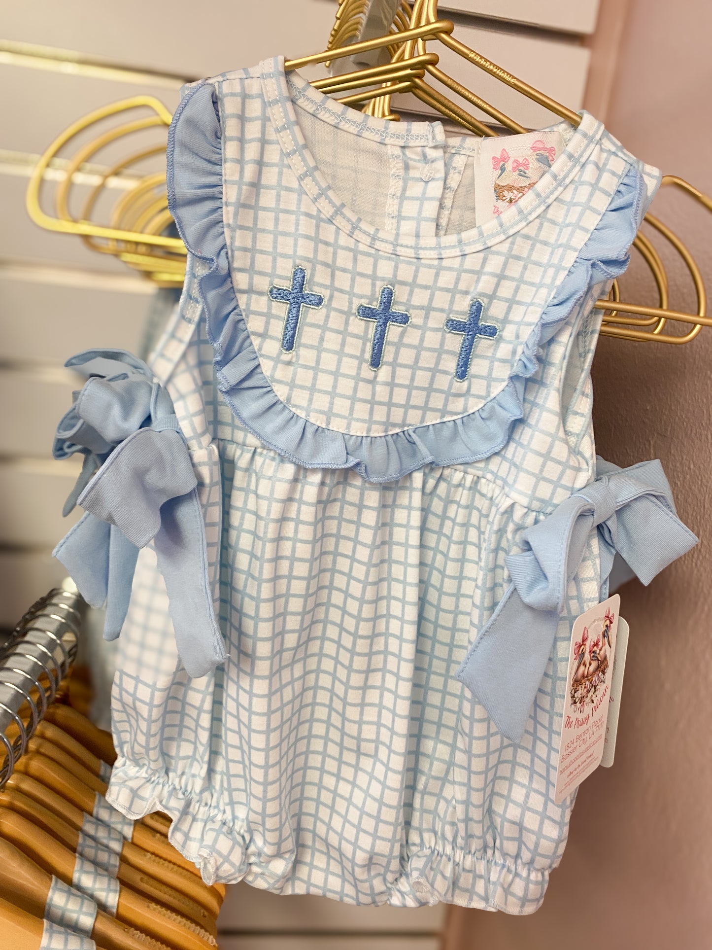 Cross Embroidery Girl Bubble