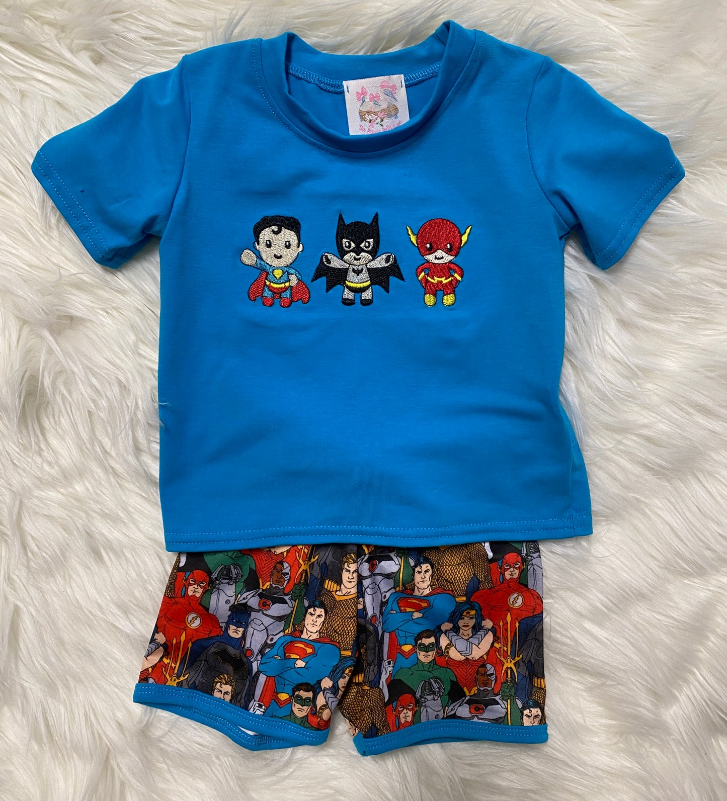 DC Heros embroidery outfits