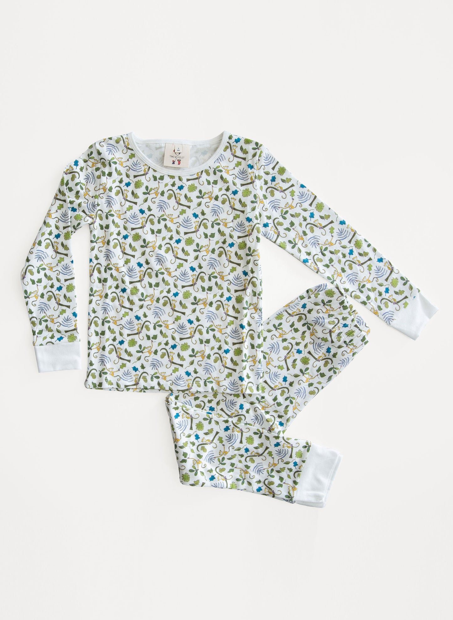 The Two Piece Pajamas-Happy Monkey