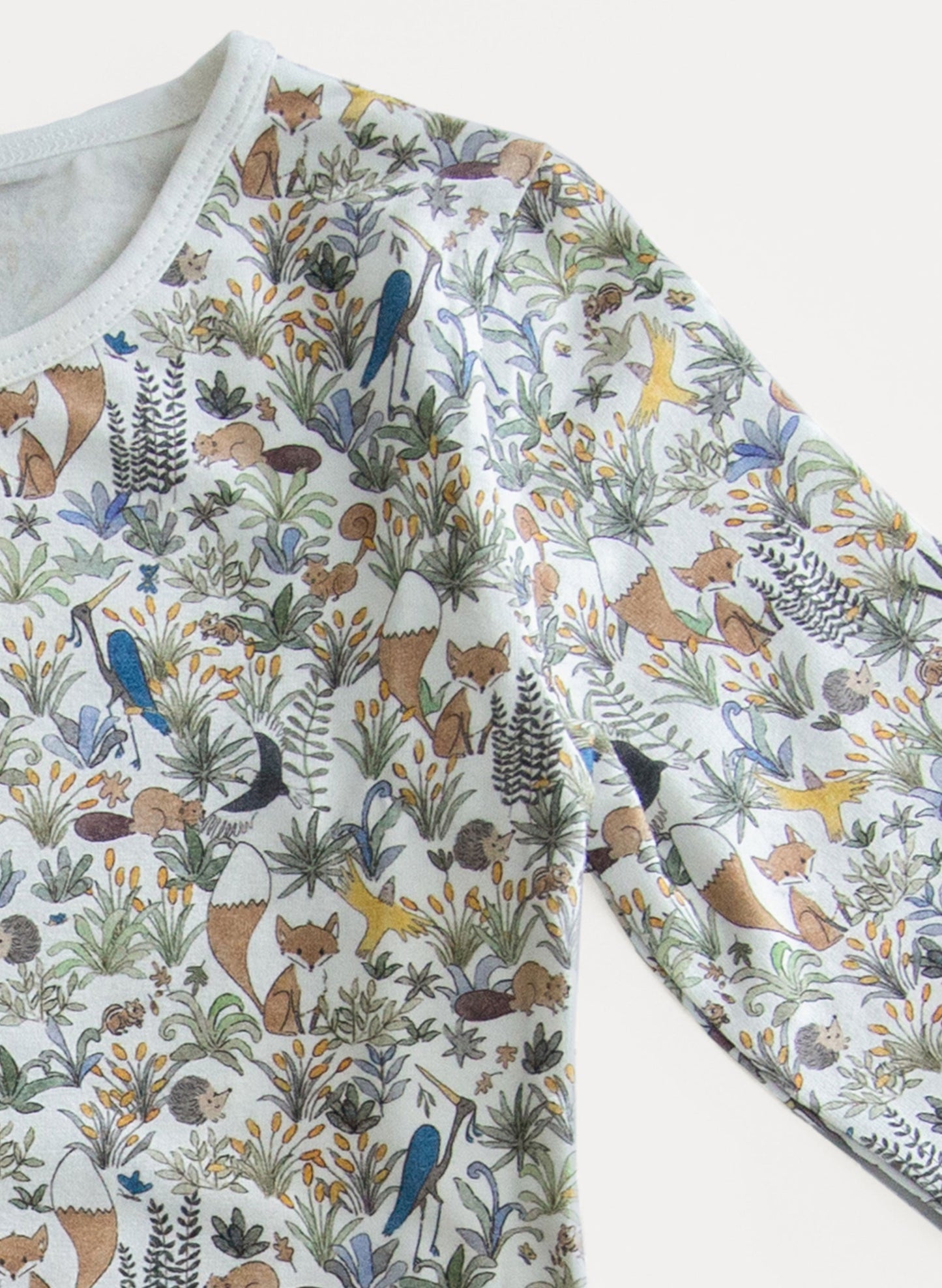 The Two Piece Pajamas-Foxy Forest