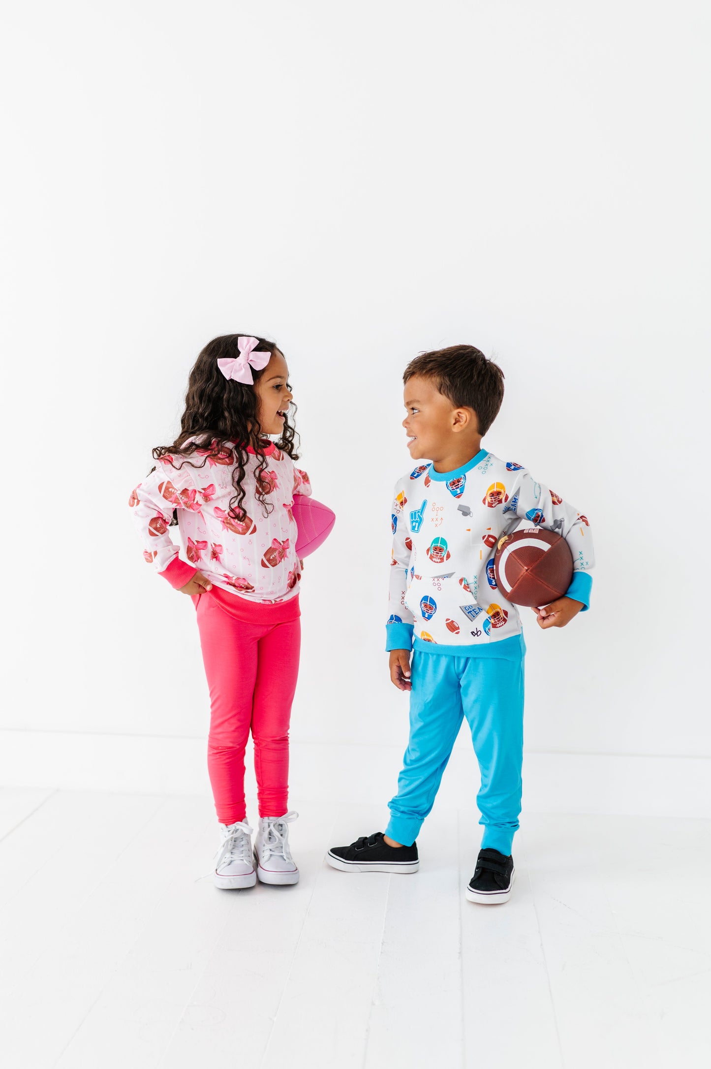 Blitz And Bows Ruffle Crewneck Sweatshirt