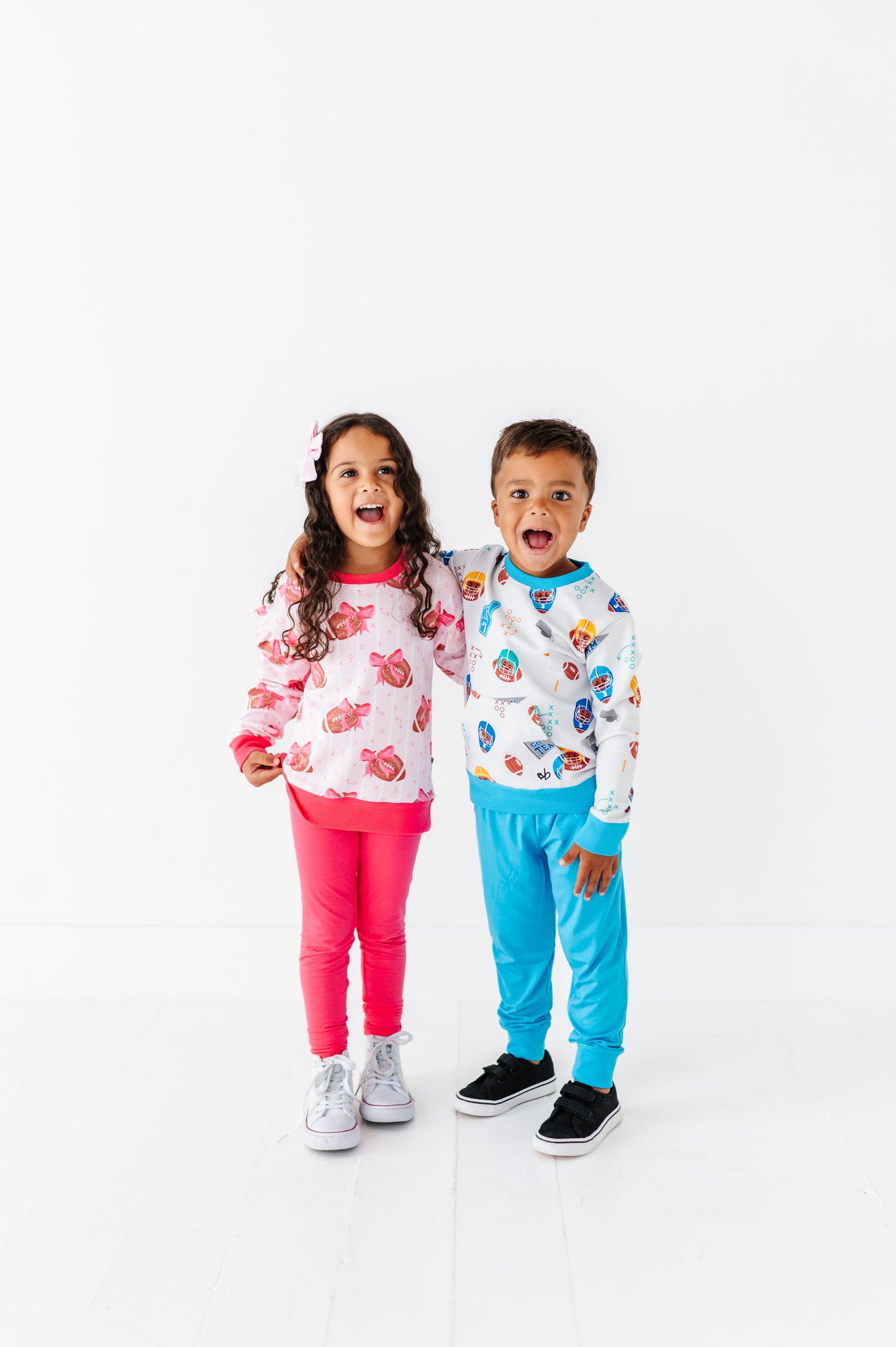 Blitz And Bows Ruffle Crewneck Sweatshirt