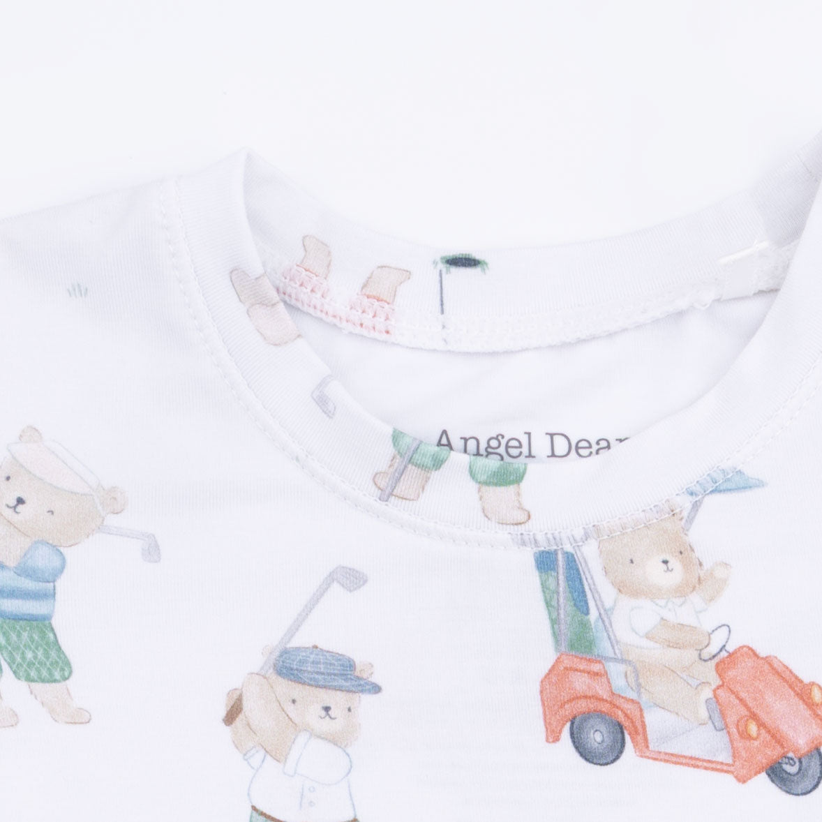 Golfing Teddy Bears - Short Sleeve Loungewear Set