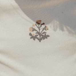 The Embroidered Blanket - Zara Pink