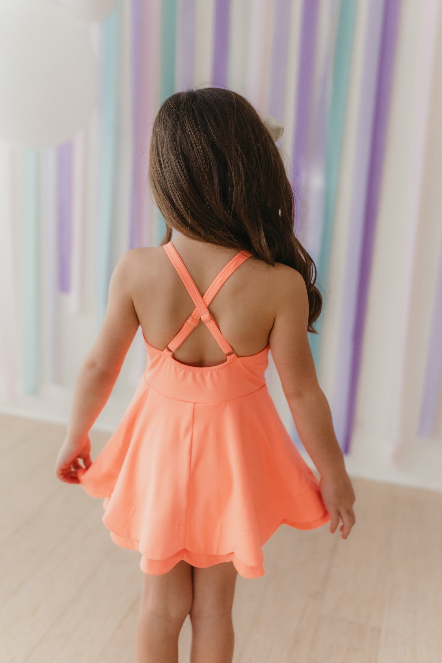 Scallop Athleisure Dress