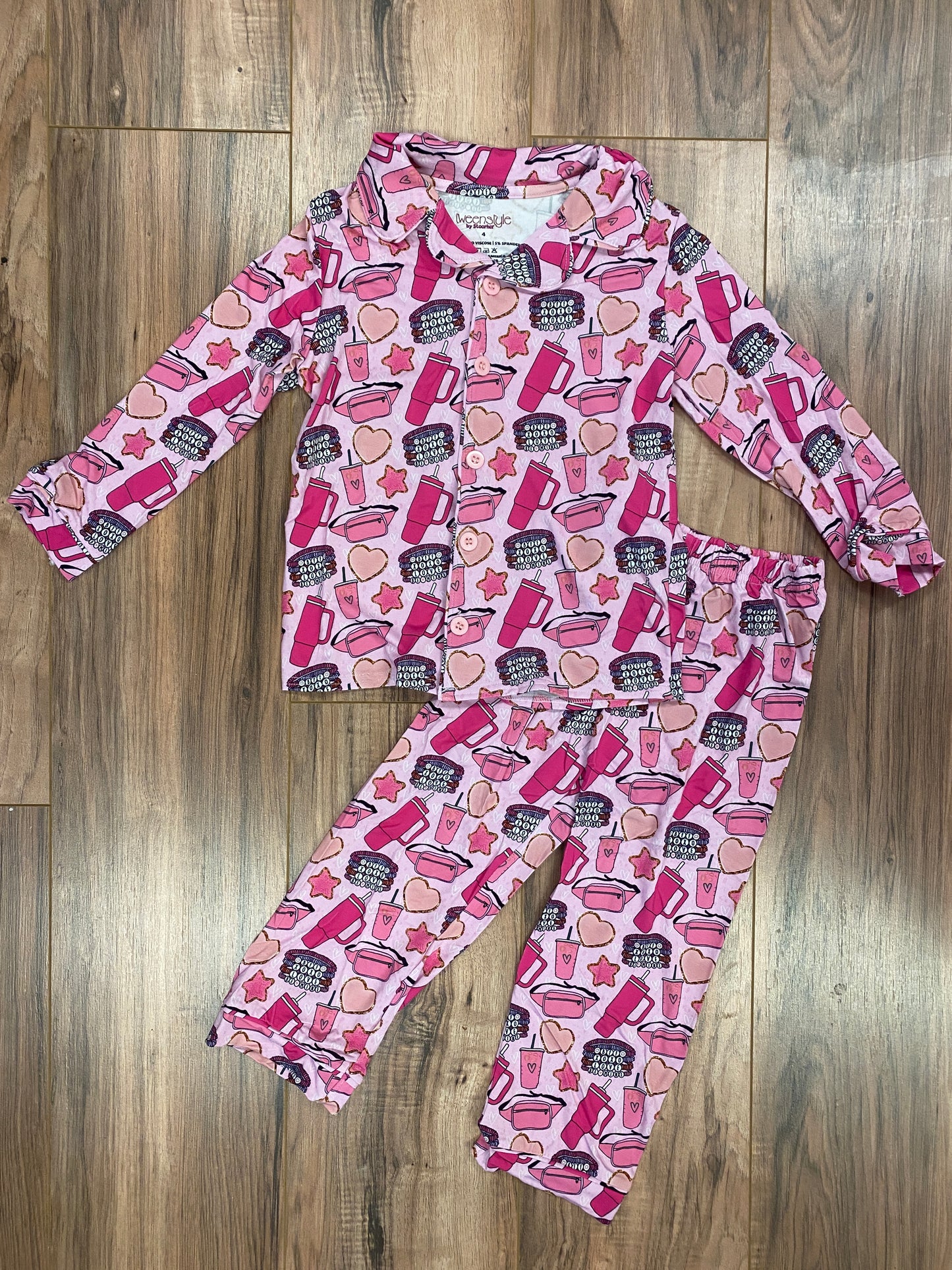 Bamboo Loungewear Set – Essentials Print