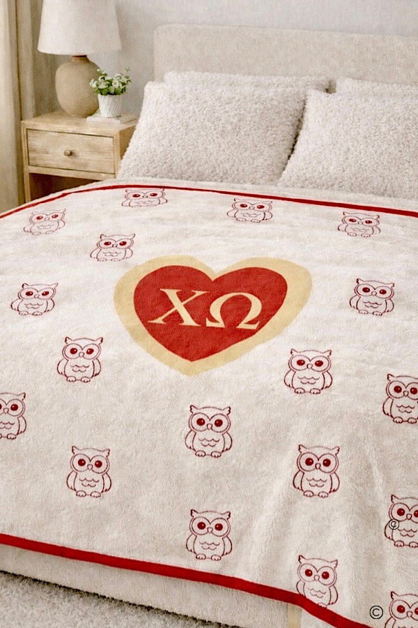 SC - Chi Omega Luxury Blanket