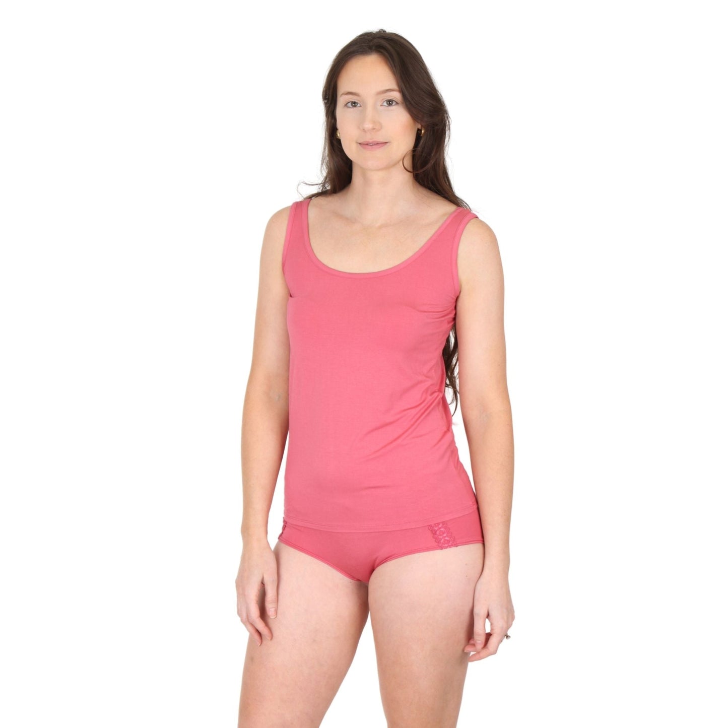 Lux Essential Tank Top | Camellia