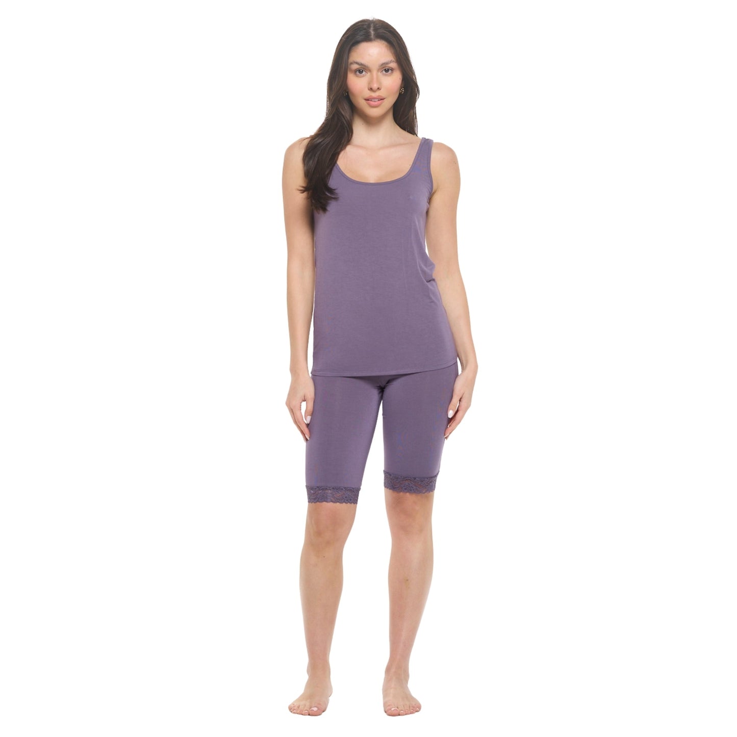 Lux Essential Tank Top | Dark Purple