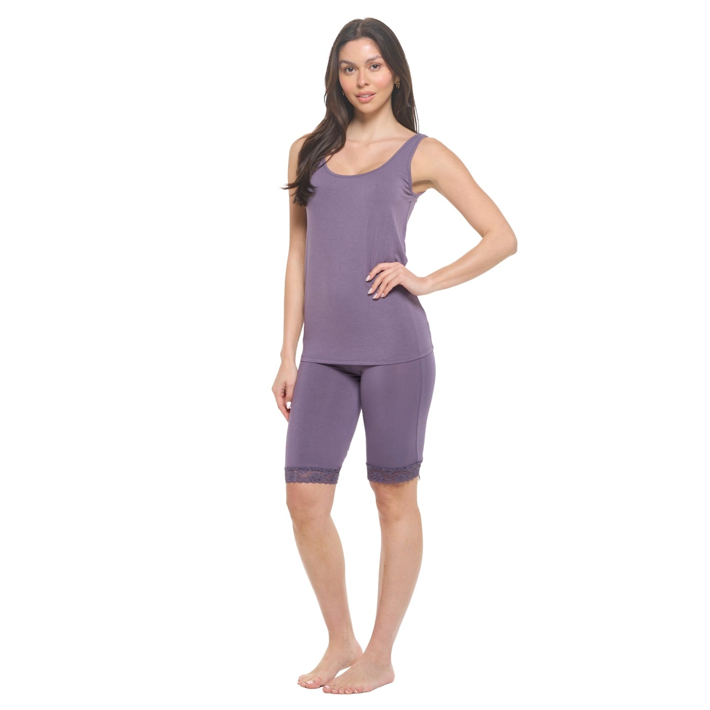 Lux Essential Tank Top | Dark Purple