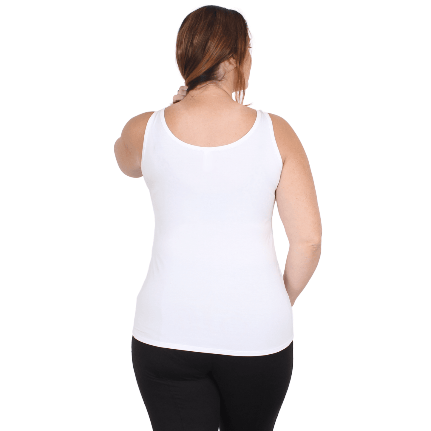Lux Essential Tank Top | White