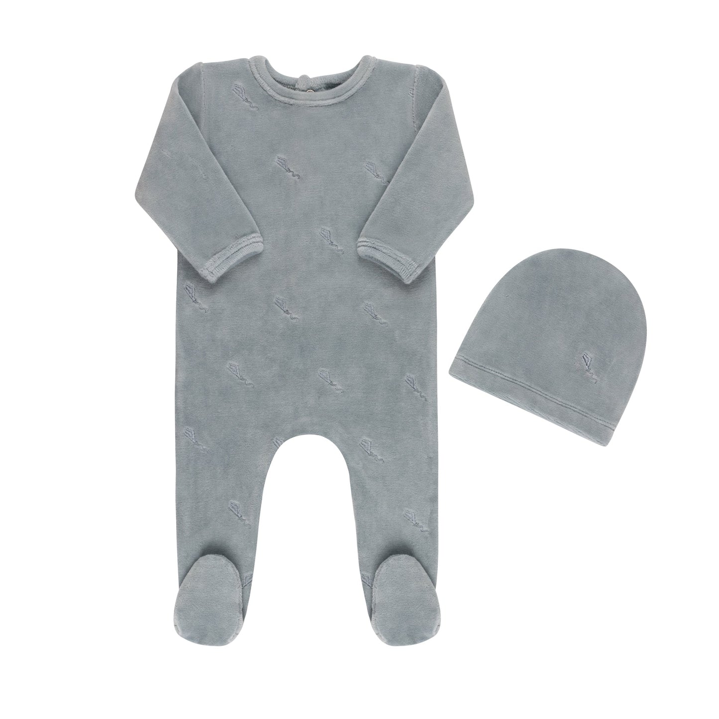 Embroidered Kite Layette Set