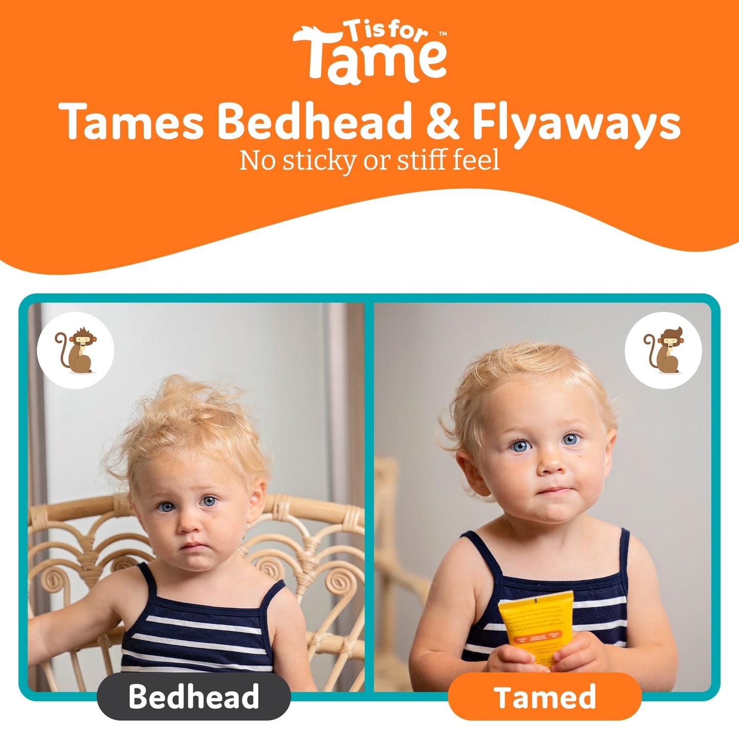 Hair Taming Cream for Frizz, Flyaways and Bed Head