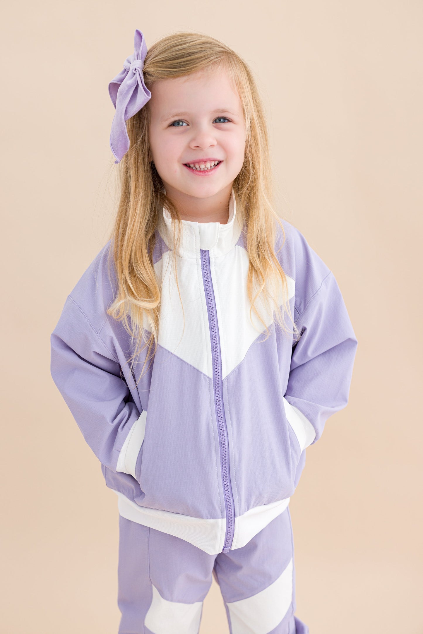 Lilac Windbreaker Set