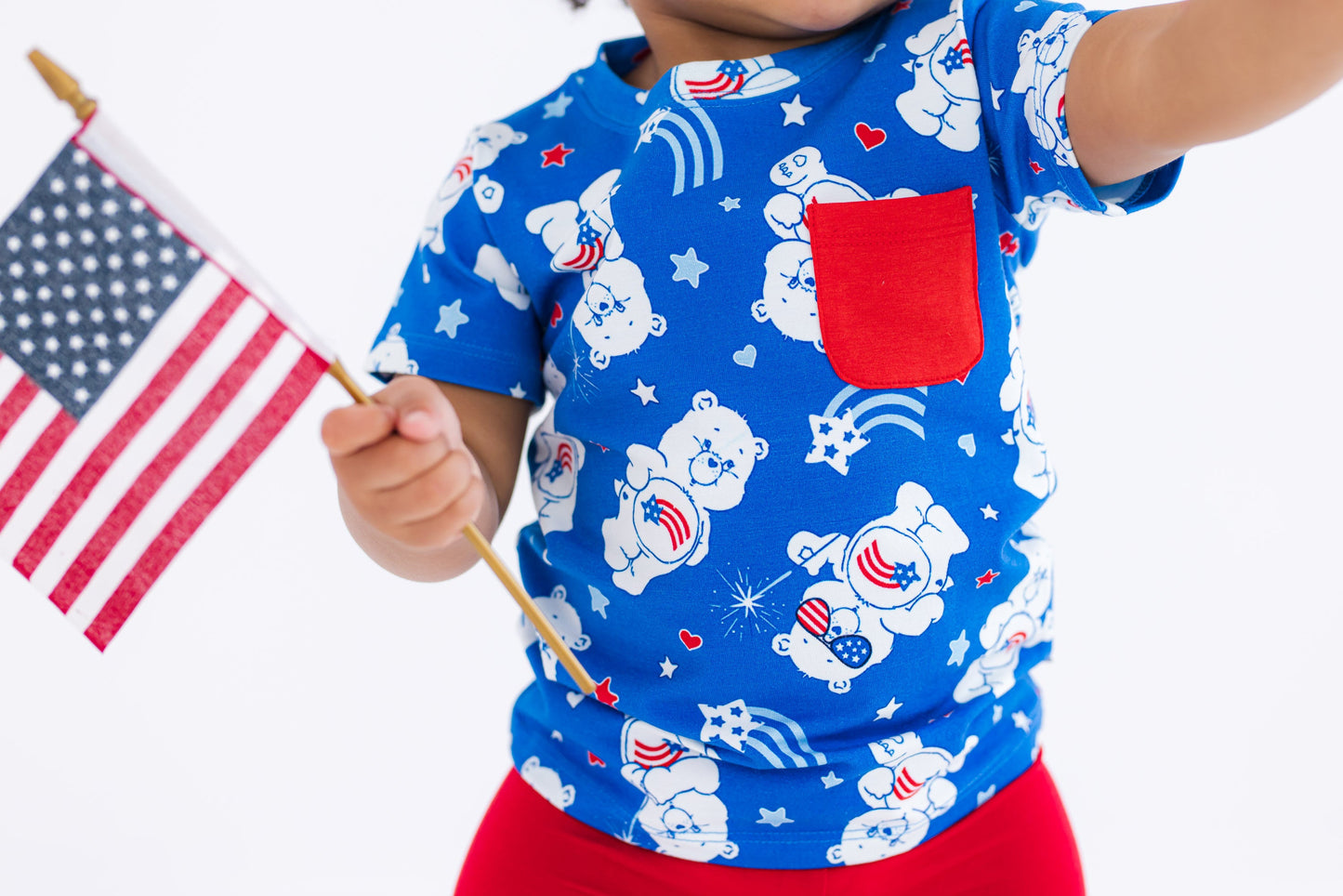 Care Bears™ America Cares Bamboo/Cotton Pocket T-Shirt