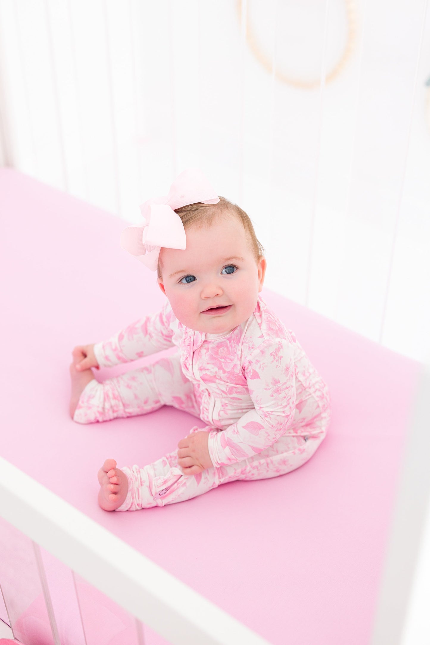 Blush Crib Sheet