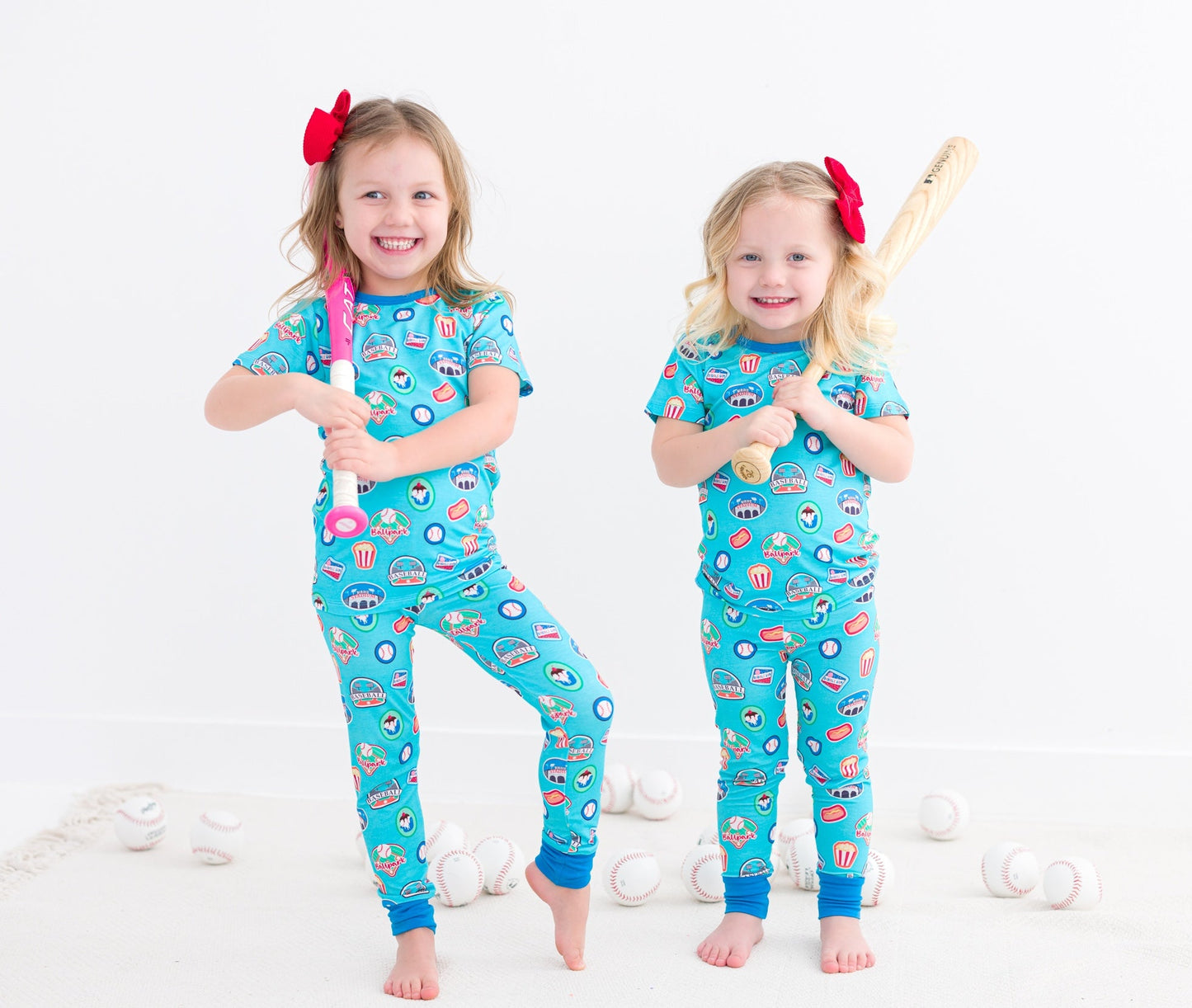 Baseball Patches 2-Piece Pajamas