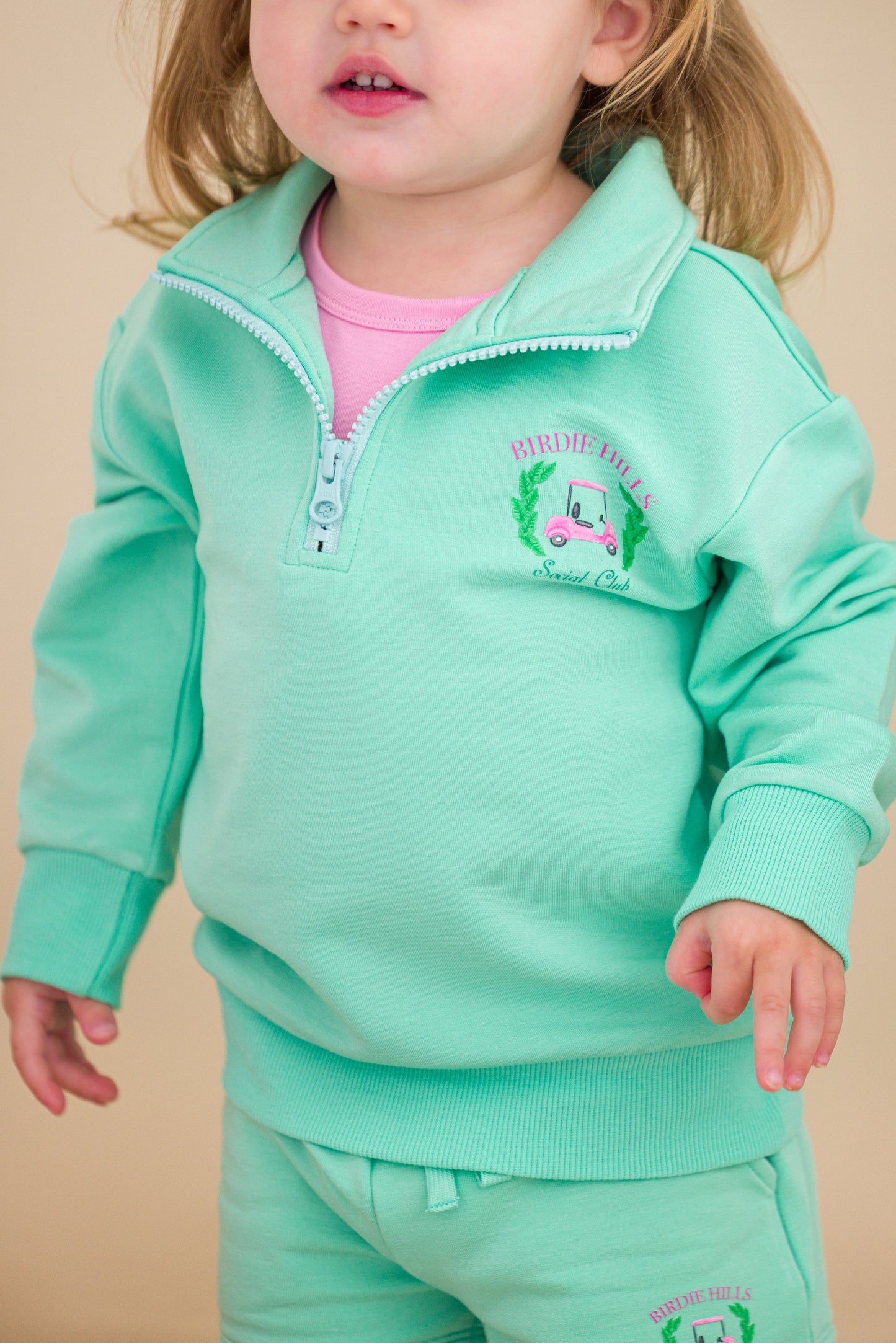 Birdie Social Club Half-Zip Sweatshirt