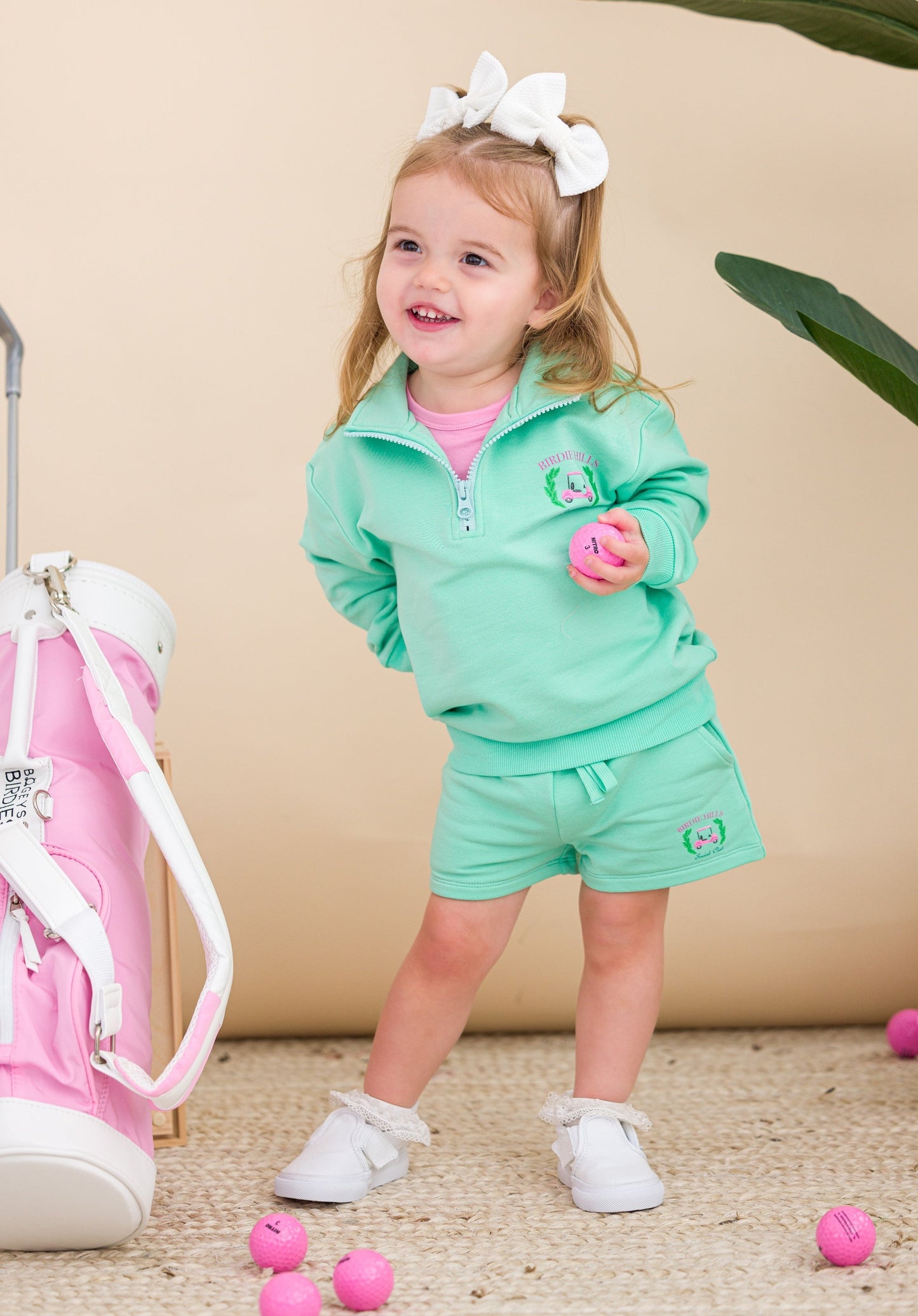 Birdie Social Club Half-Zip Sweatshirt
