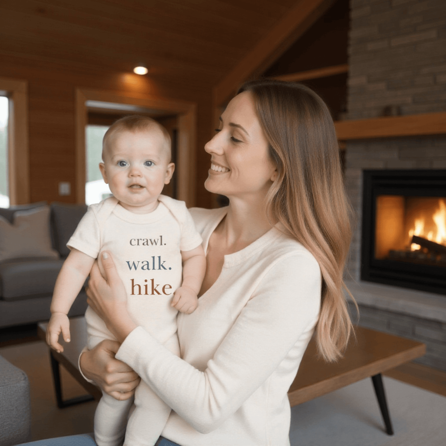 graphic bodysuit | crawl walk hike