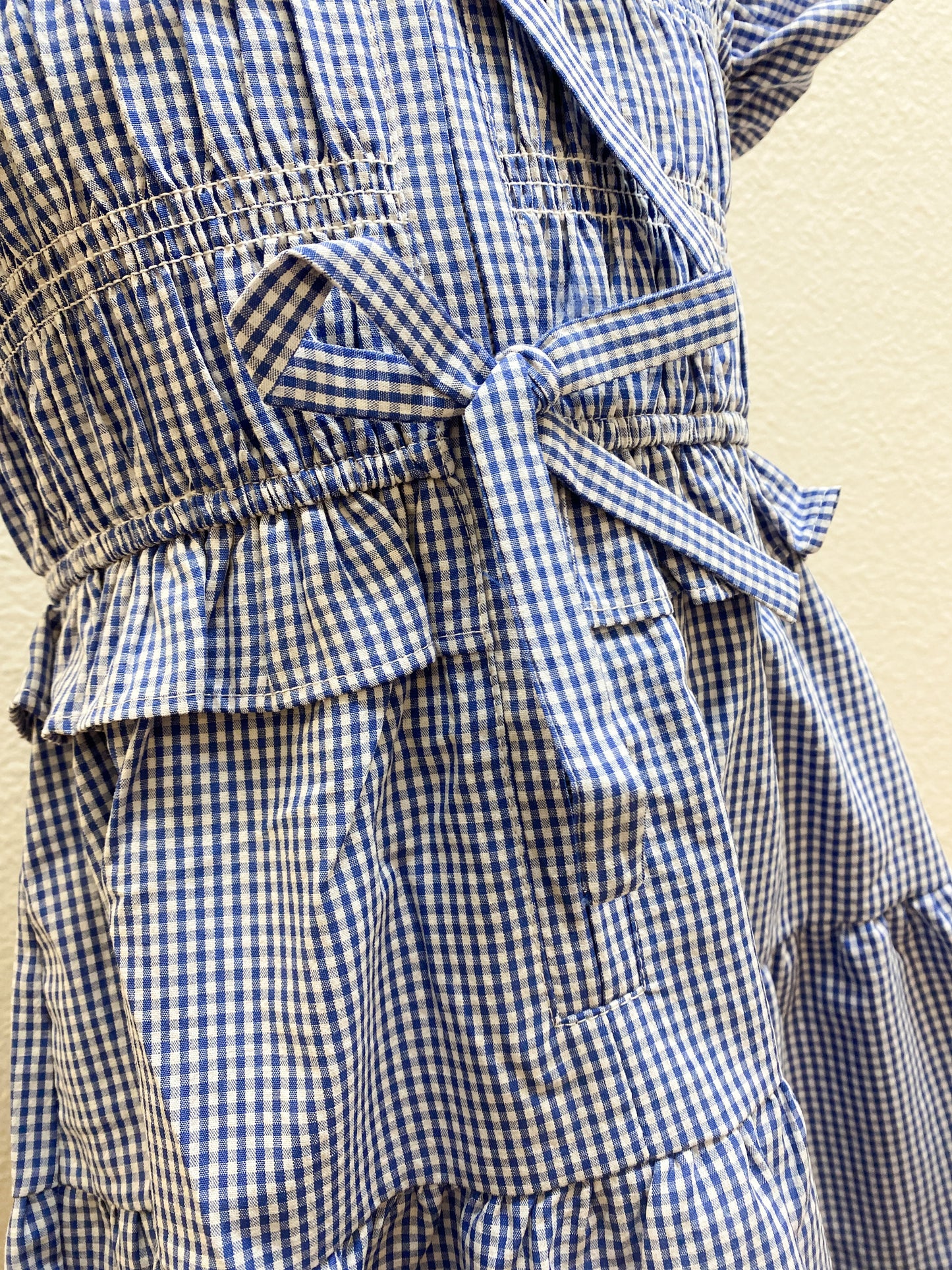 Tween Blue Gingham Ruffle Tiered Dress | Southern Spring & Rodeo Style – Bossier City Boutique