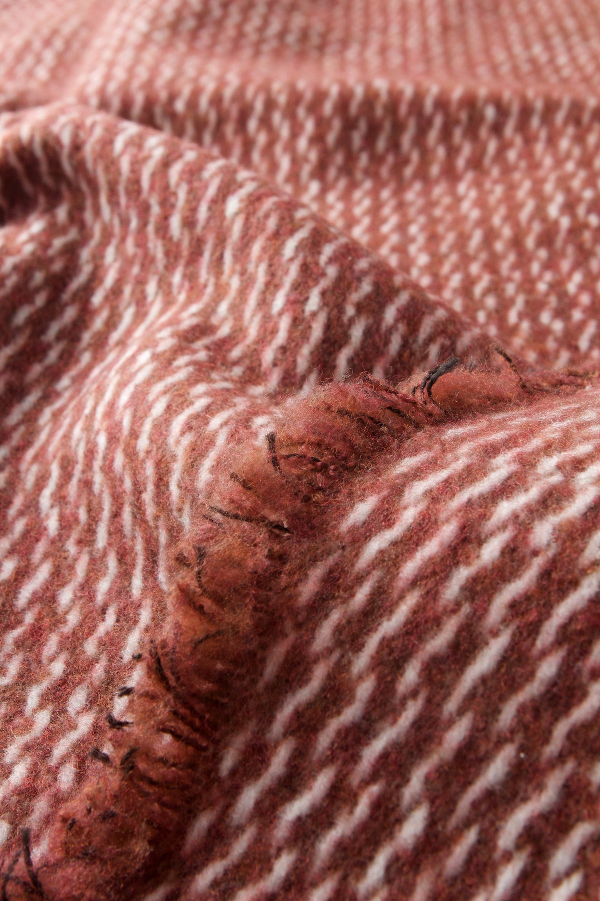 Pinstripe Pattern with Four Sided Fringe