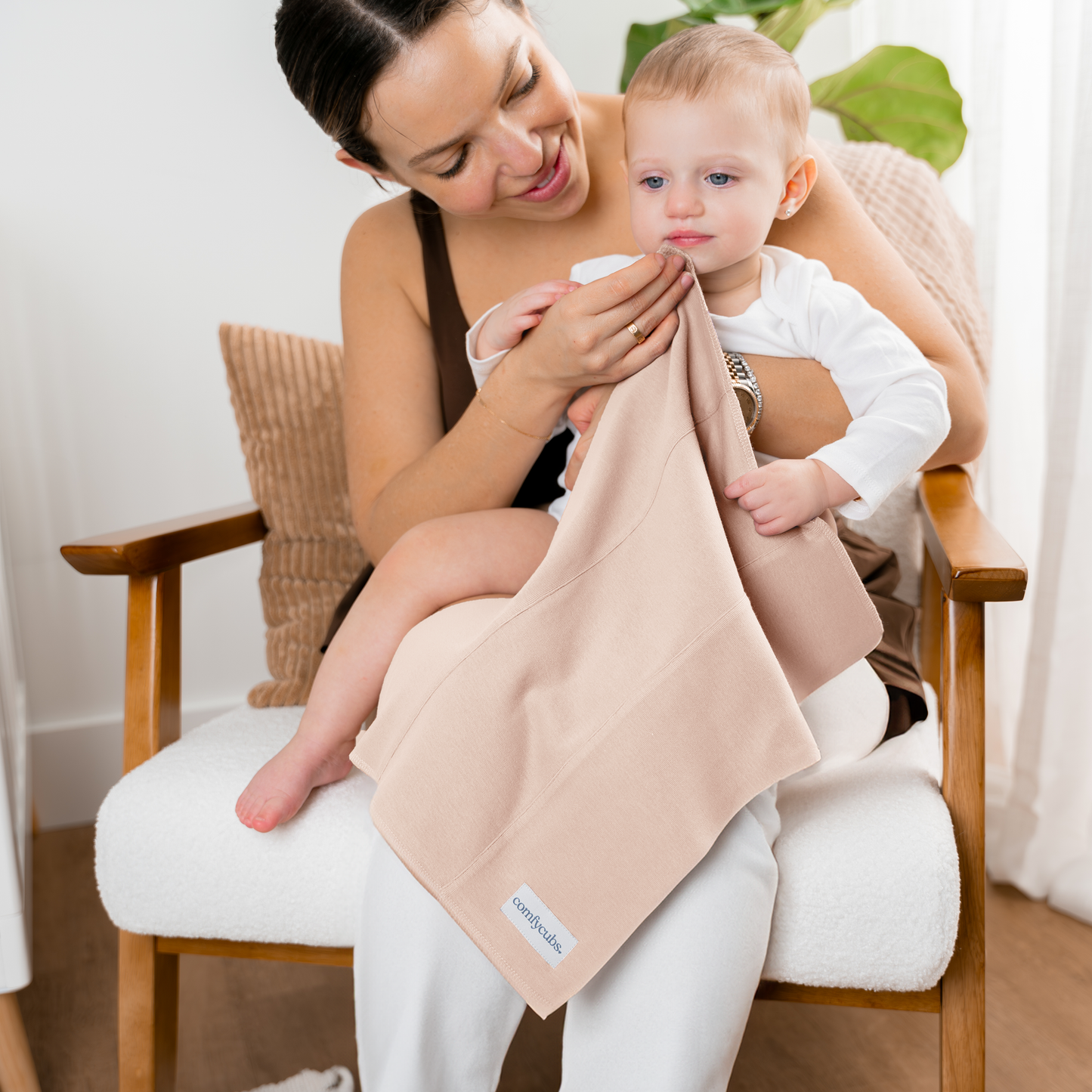 Cotton Burp Cloths in Multi