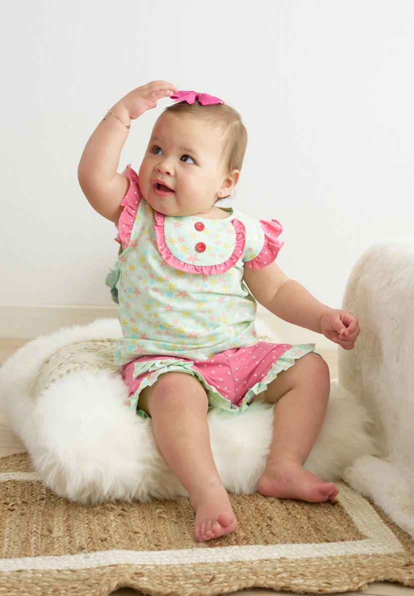 Platinum Star Shorts Set