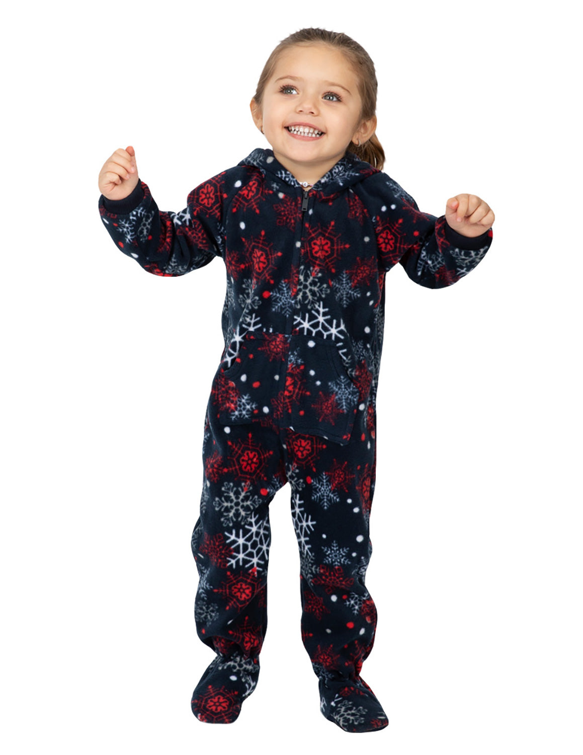 Winter Whiteout Toddler Hoodie Fleece Onesie