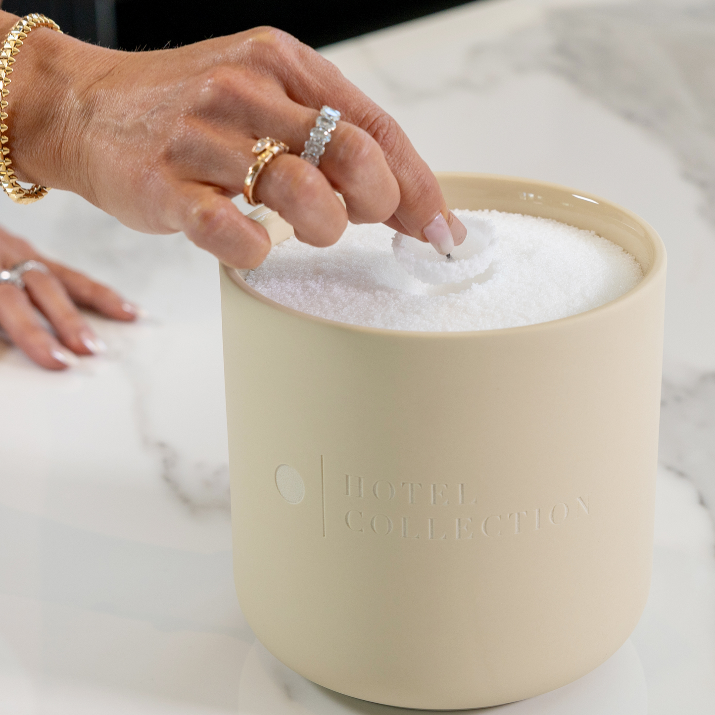 Grande Ceramic Sand Wax Set