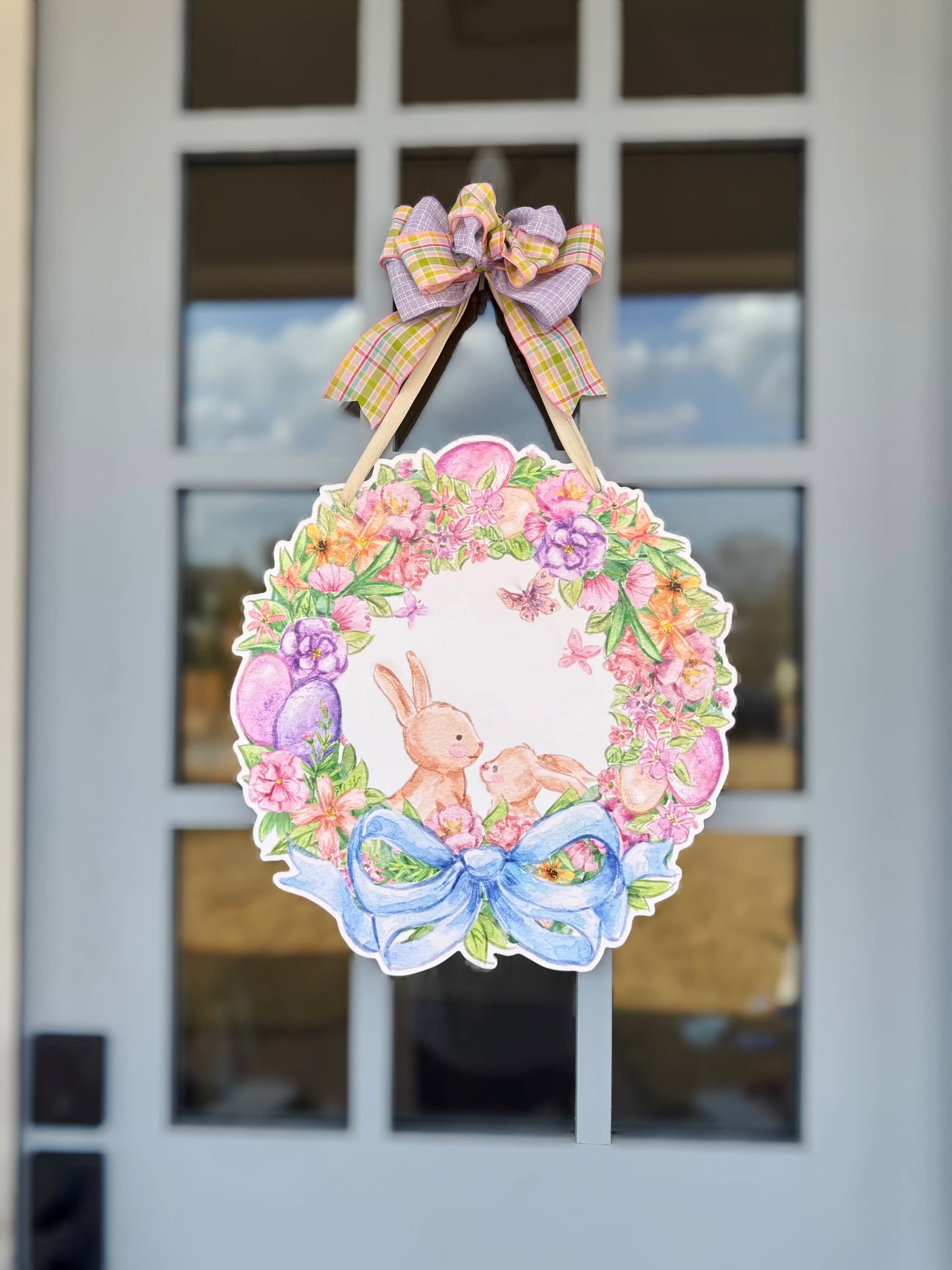 Easter Meadow Door Hanger