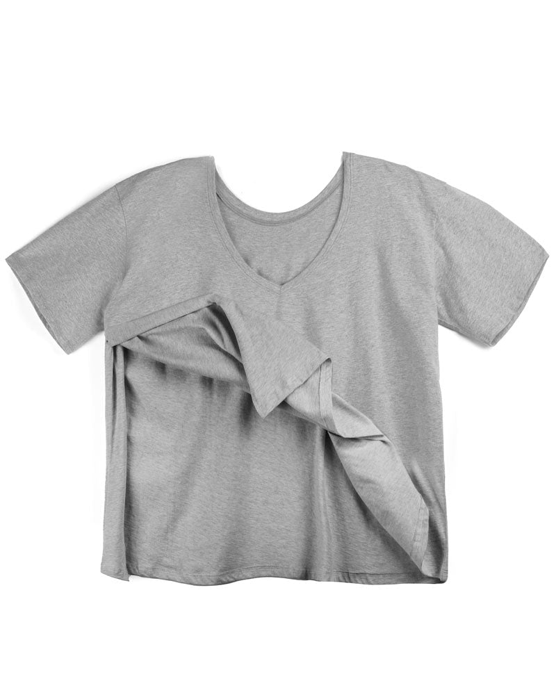 Everywhere Nursing & Maternity V-Neck Tee - The Neutrals