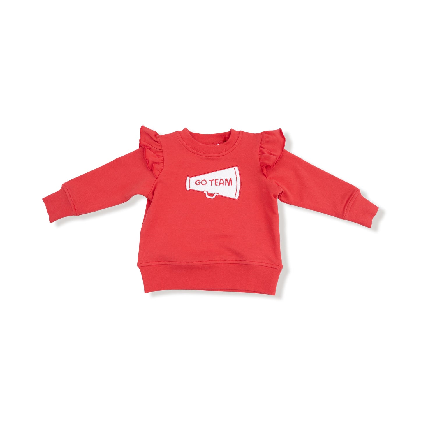 Ruffle Megaphone Sweatshirt
