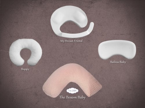 Luna Lullaby® V-Shaped Nursing Pillow | Chocolate Dot Design