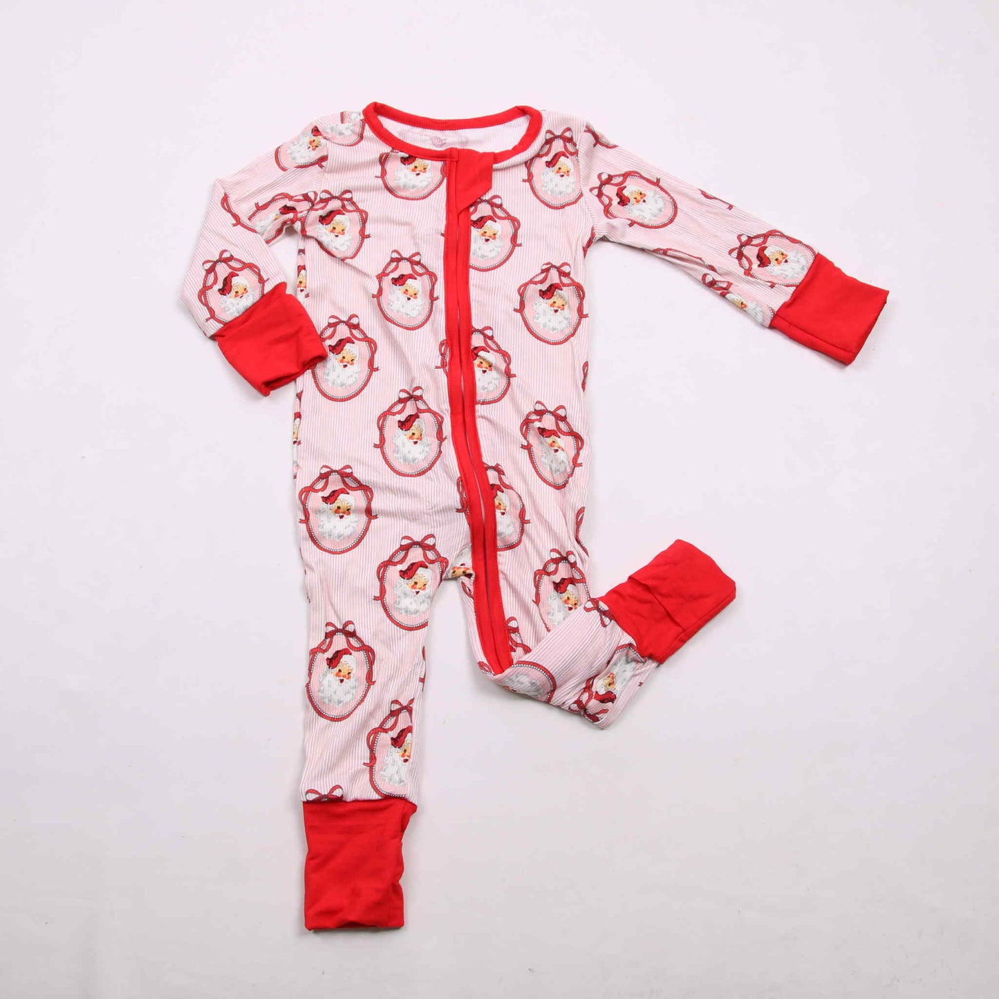 Ribbed bamboo Santa zippy