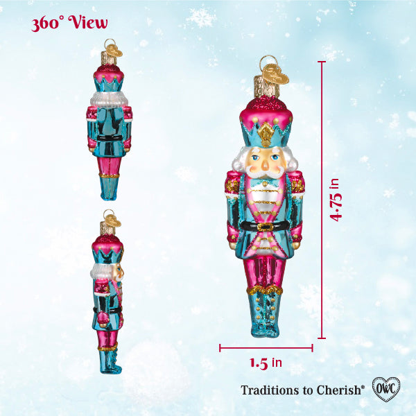 Pastel Nutcracker Ornament