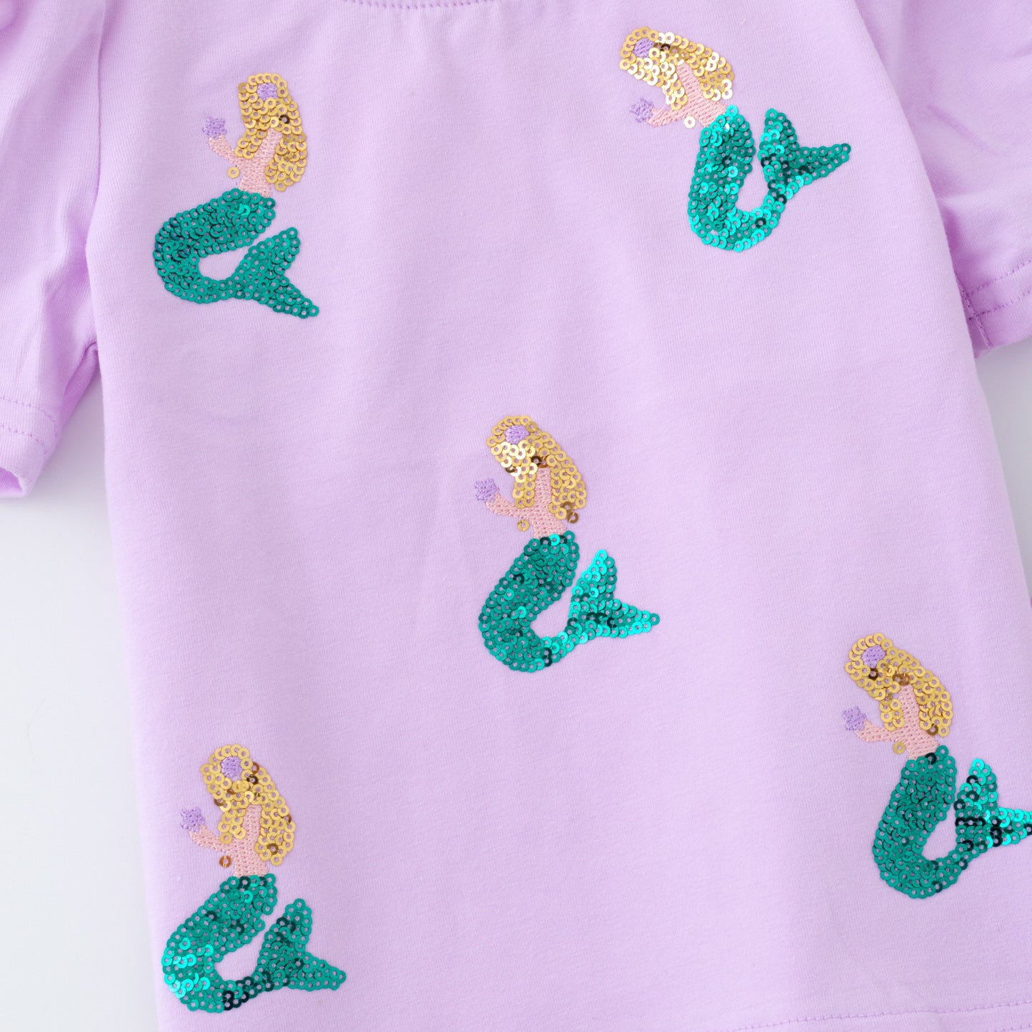 Mermaid Sequin Girls Set