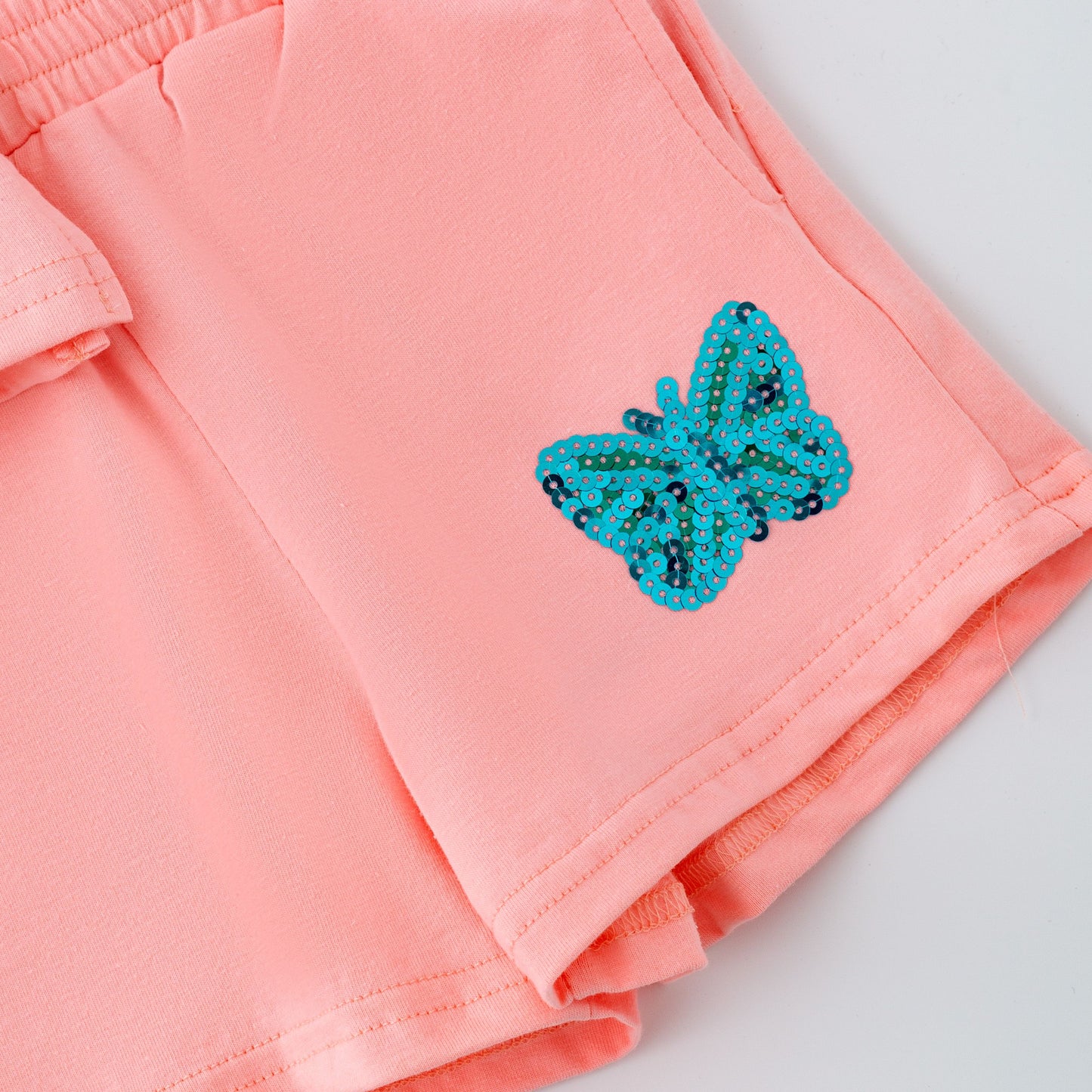 Butterfly Sequin Girls Set