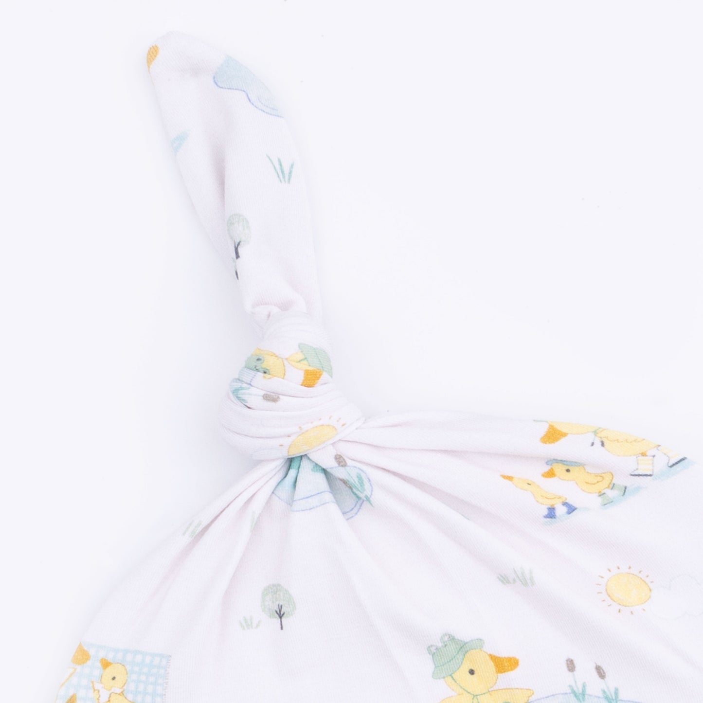 Frog and Duck Pond - Knotted Hat